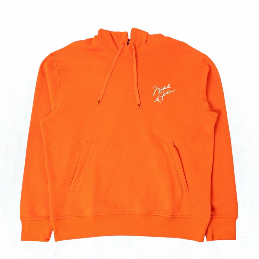 AIR JORDAN FLIGHT MVP FLEECE PULLOVER - RUSH ORANGE