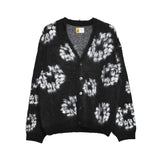 SAINT MICHAEL X DENIM TEARS MOHAIR CARDIGAN - CT WREATH/BLACK