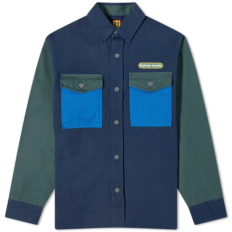 HUMAN MADE CRAZY WORK SHIRT - NAVY