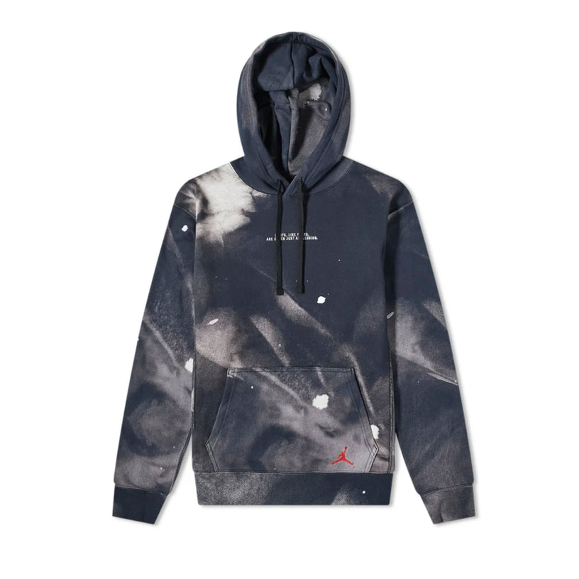 AIR JORDANFEARLESS HOODIE - BLACK/WHITE-GYM RED