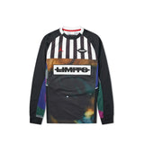 AIR JORDAN FEARLESS L/S TEE - BLACK/GYM RED