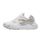 NIKE HUARACHE RUN SE GS ‘BONE’ - SUMMIT WHITE / METALLIC SILVER