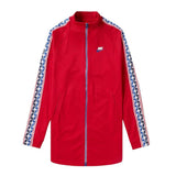 NIKE SPORTSWEAR TAPED POLY TRACK JACKET -  RED