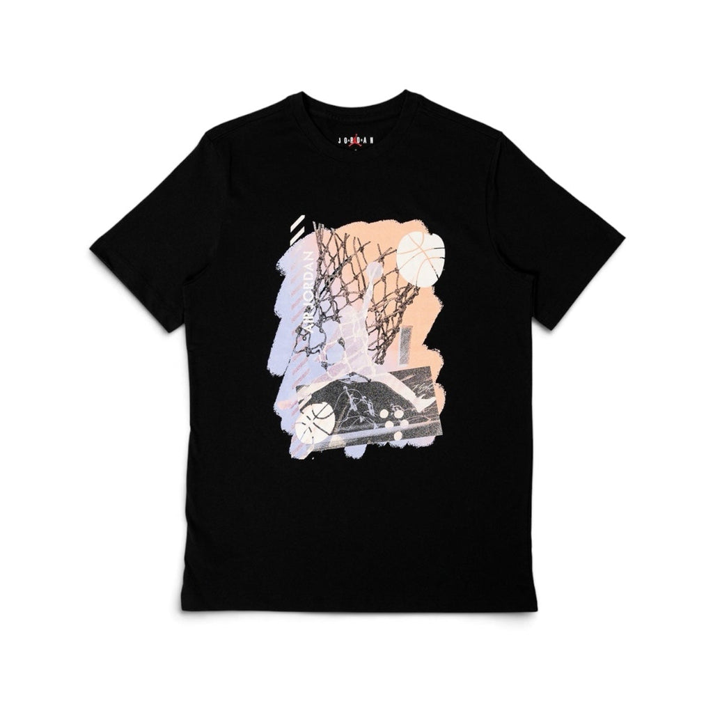 AIR JORDAN GFX SHORT SLEEVE TEE - BLACK