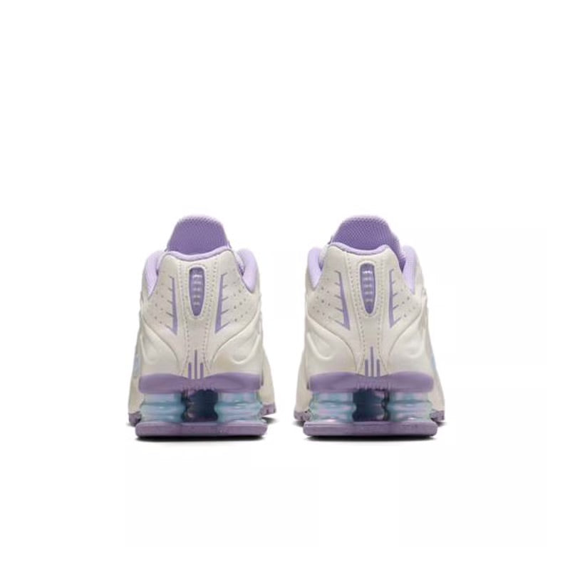 NIKE SHOX R4 GS – SOFT PEARL/CELESTINE BLUE-HYDRANGEAS