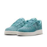 WOMENS AIR FORCE 1 '07 ‘BLUE SUEDE’- DENIM TURQ/DENIM TURQ-SAIL