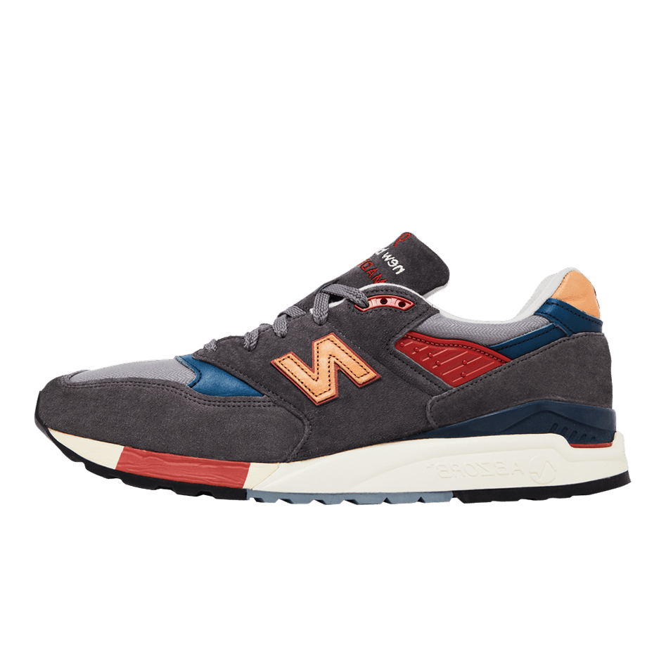 NEW BALANCE M 998 DBR - 
NAVY/ORANGE