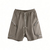 RICK OWENS HEIZER SHORTS - DUST