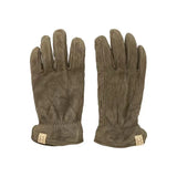 VISVIM SUEDE GLOVES - OLIVE