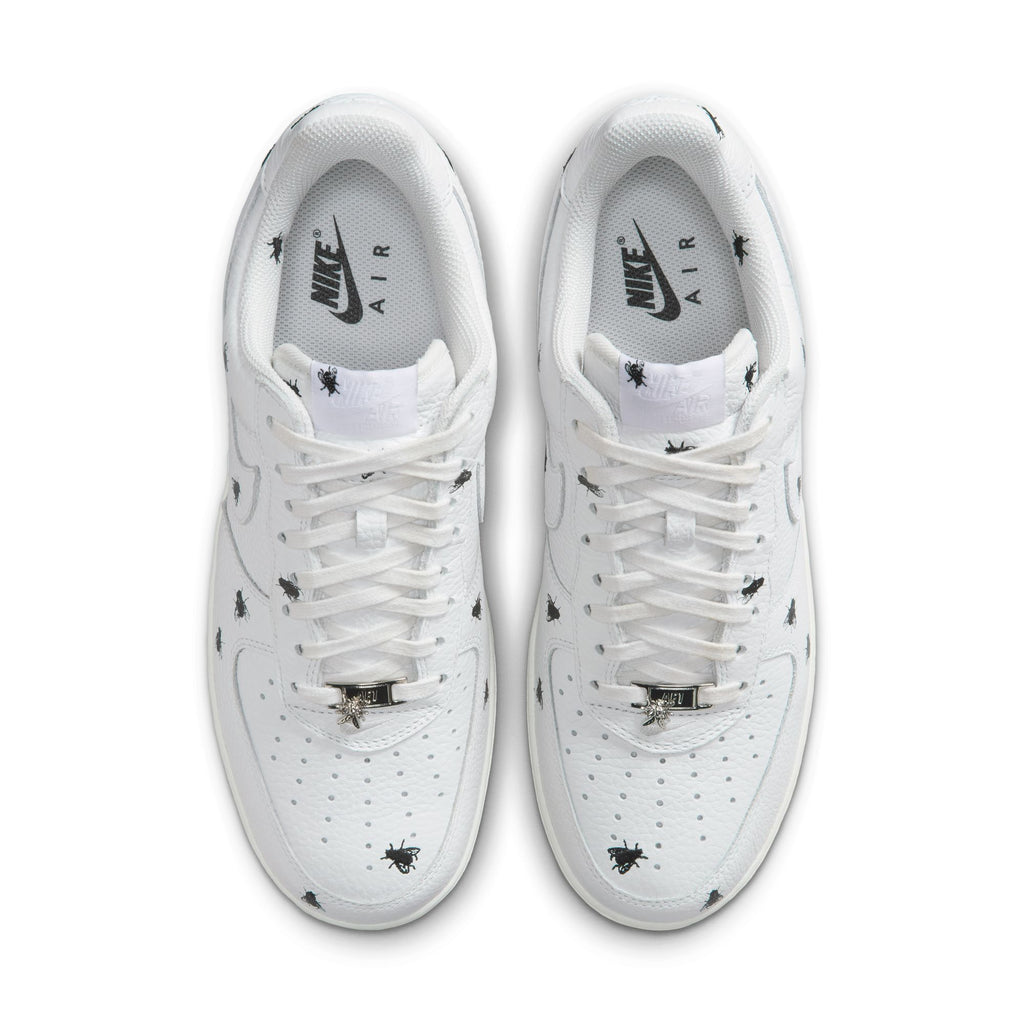 NIKE AIR FORCE 1 RETRO -  SUMMIT WHITE/SUMMIT WHITE-BLACK