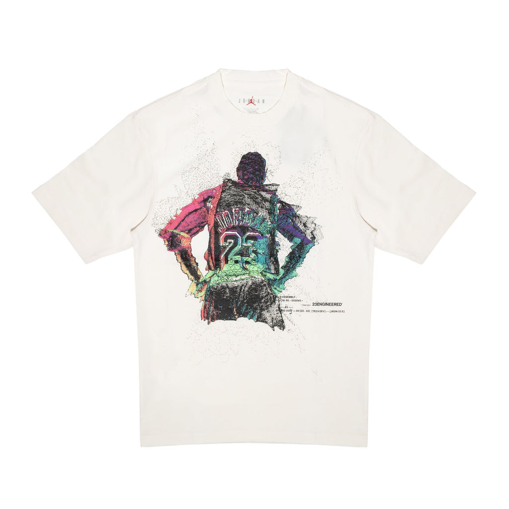 AIR JORDAN STATEMENT T-SHIRT - PURE/BLACK