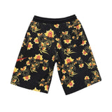 NIKE FLORAL SHORTS - TOUR YELLOW