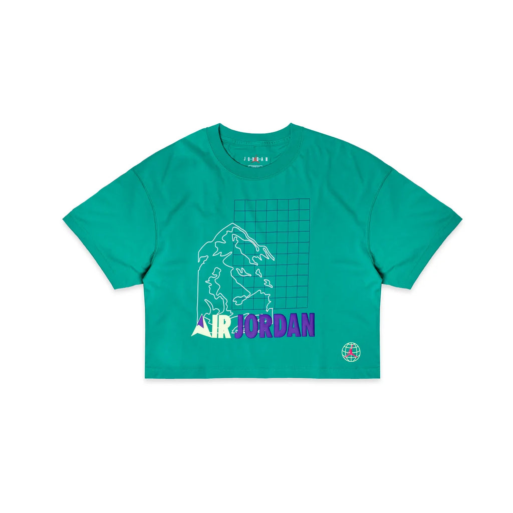 WOMEN’S AIR JORDAN WOMEN WINTER UTILITY TEE - GREEN