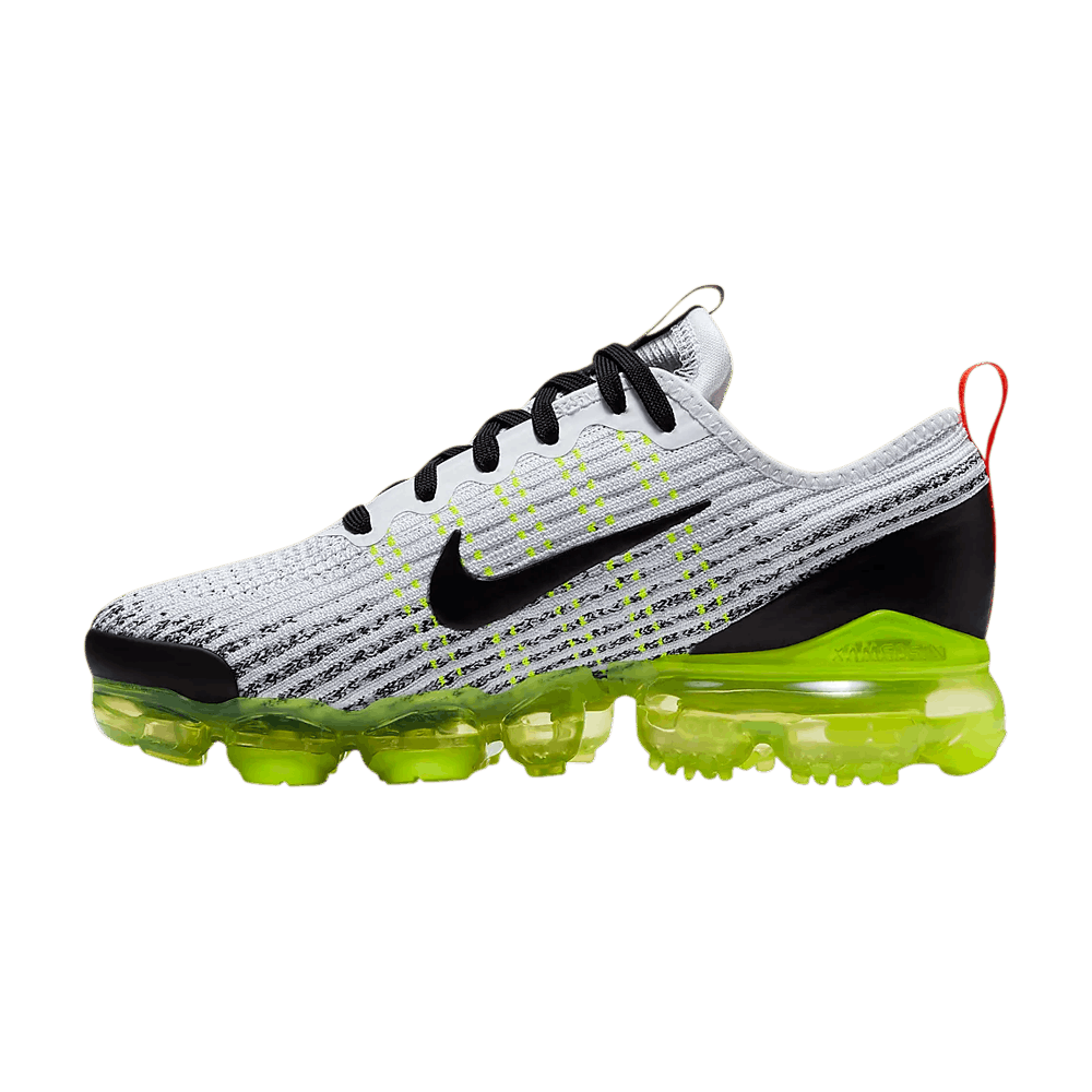 NIKE AIR VAPORMAX FLYKNIT 3 RETRO FUTURE (GS) - WHITE/VOLT