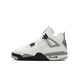 AIR JORDAN 4 RETRO OG 'WHITE CEMENT' GS - SUMMIT WHITE/FIRE RED/CEMENT GREY/BLACK