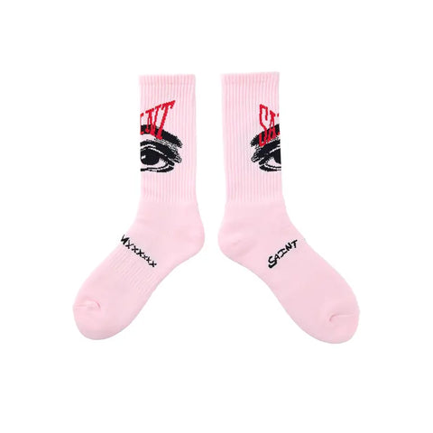 SAINT MICHAEL EYES SOCKS - PINK