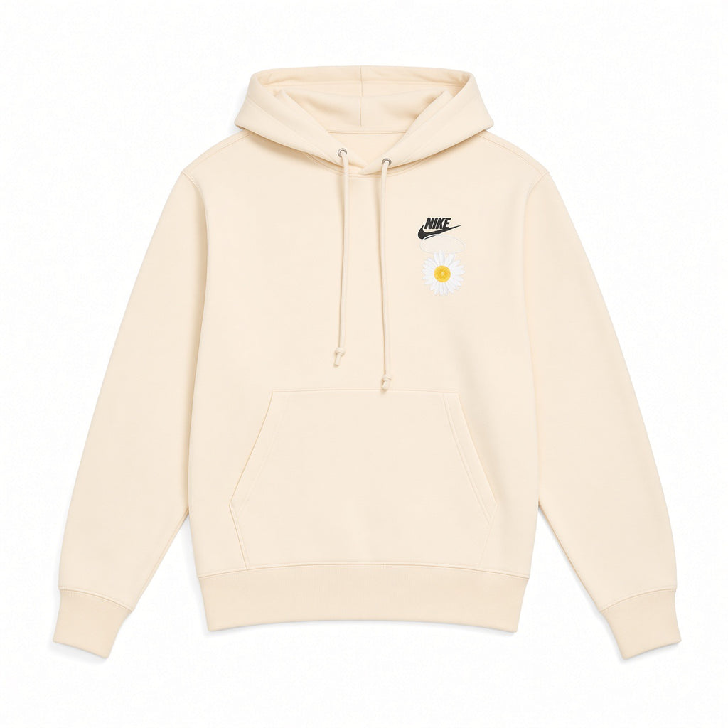 NIKE SPORTSWEAR FRENCH TERRY PULLOVER HOODIE - COCONUT MILK