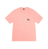 STÜSSY BASIC STÜSSY PIG. DYED TEE - CORAL