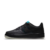 NIKE x SPACE JAM AIR FORCE 1'06 GS - BLACK/BLACK-LT BLUE FURY
