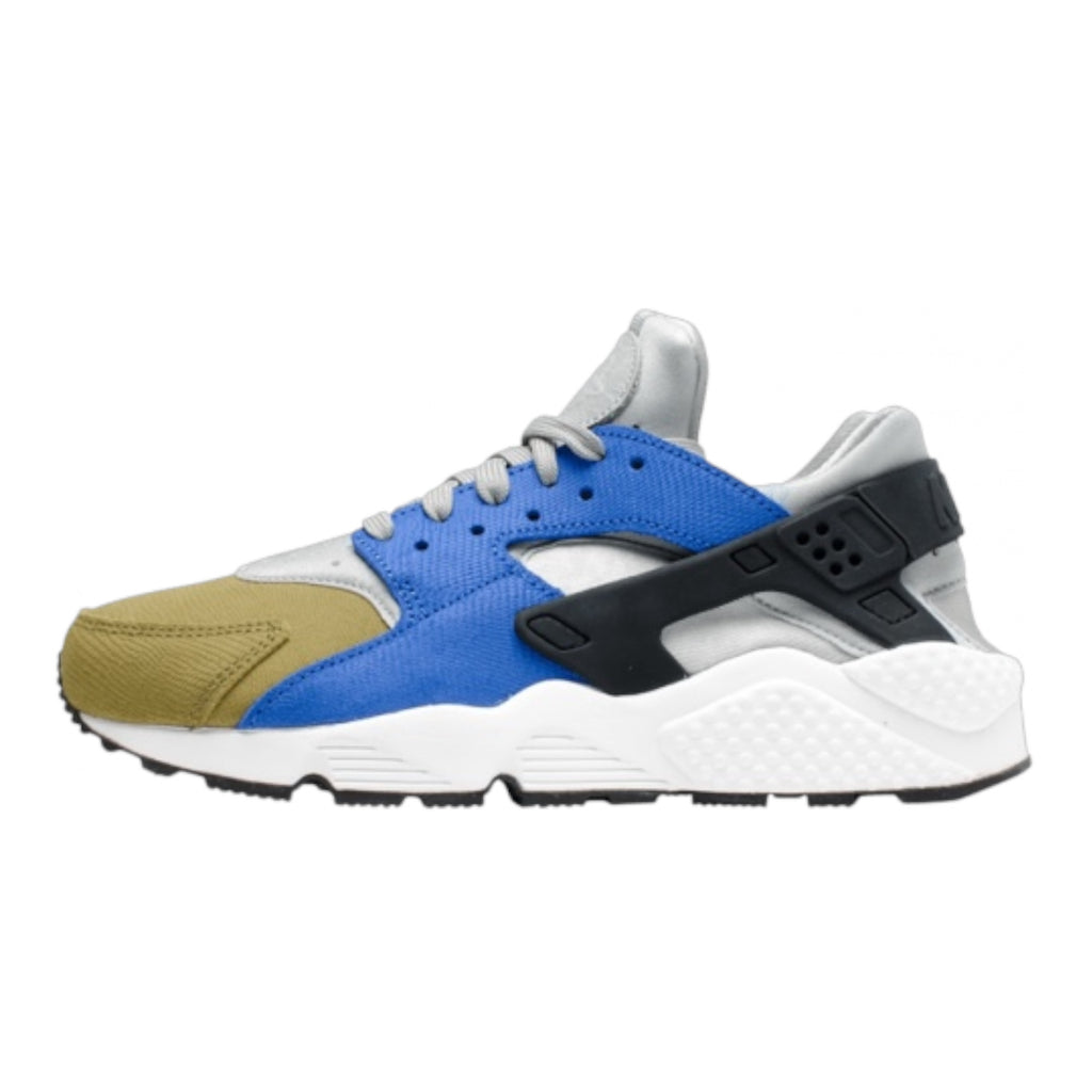 WOMENS AIR HUARACHE RUN PRM - MTT SILVER/BLK-GM ROYAL