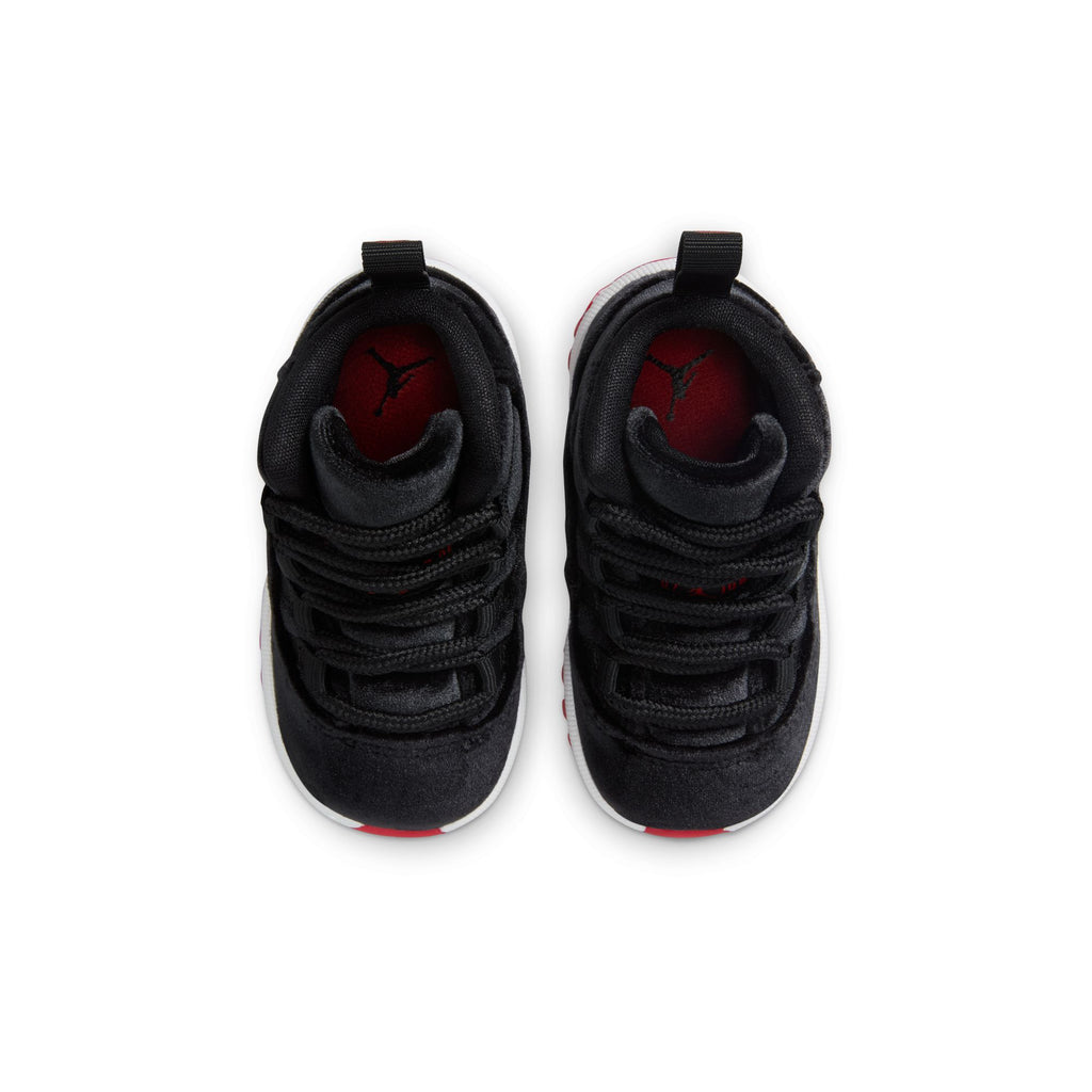 AIR JORDAN 11 RETRO 'BRED VELVET' TD - BLACK/GYM RED-WHITE