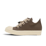 RICK OWENS DRKSHDW JUMBOLACE LOW SNEAKS  - DUST/MILK/MILK