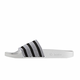 ADIDAS ADILETTE SLIDE- ‘WHITE BLACK’