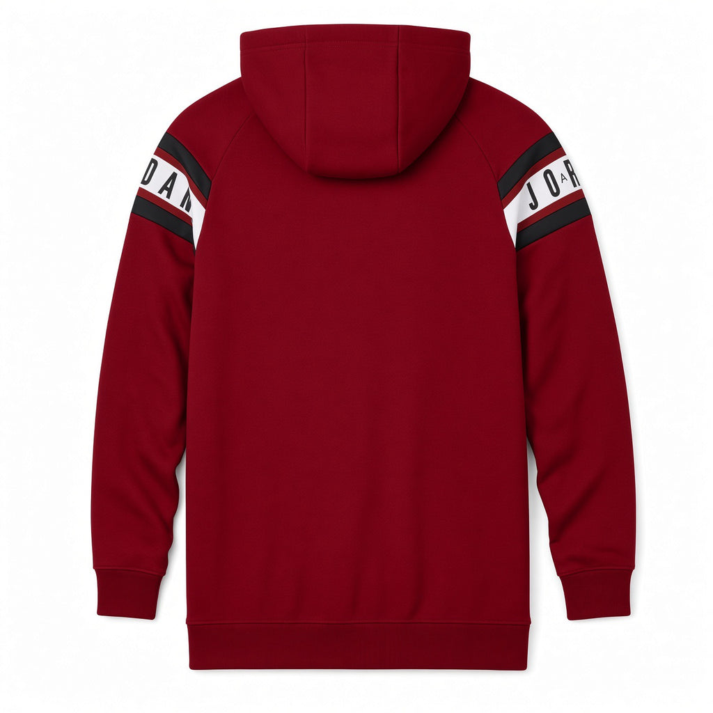 AIR JORDAN JUMPMAN AIR BASKETBALL FULL ZIP HOODIE - RED/BLACK