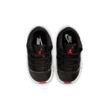 AIR JORDAN 11 RETRO LOW 'BRED' TD - BLACK/VARSITY RED-WHITE
