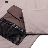 AIR JORDAN PARIS SAINT-GERMAIN WOVEN JACKET - BLACK/BRIGHT CRIMSON