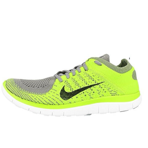 NIKE FREE 4.0 FLYKNIT - DARK GREY/BLACK-ELECTRIC GREEN