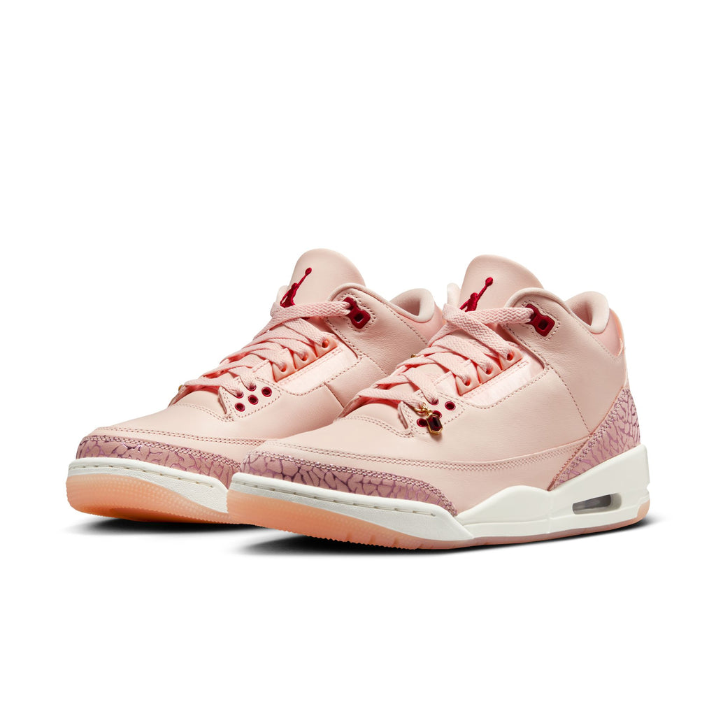 WOMEN'S AIR JORDAN 3 RETRO ‘TREAT YOURSELF’ - WASHED CORAL/GYM RED-SAIL