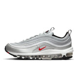 NIKE AIR MAX 97 “SILVER BULLET” GS - METALLIC SILVER/UNIVERSITY RED