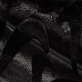 NIKE SPORTSWEAR FAUX FUR TOTE BAG - BLACK/BLACK/METALLIC SILVER