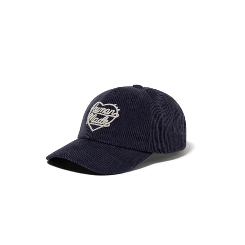 HUMAN MADE 6PANEL CORDUROY CAP - NAVY