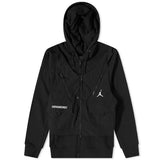 AIR JORDAN 23 ENGINEERED FULL-ZIP FLEECE HOODIE – BLACK/BLACK/BLACK/WHITE