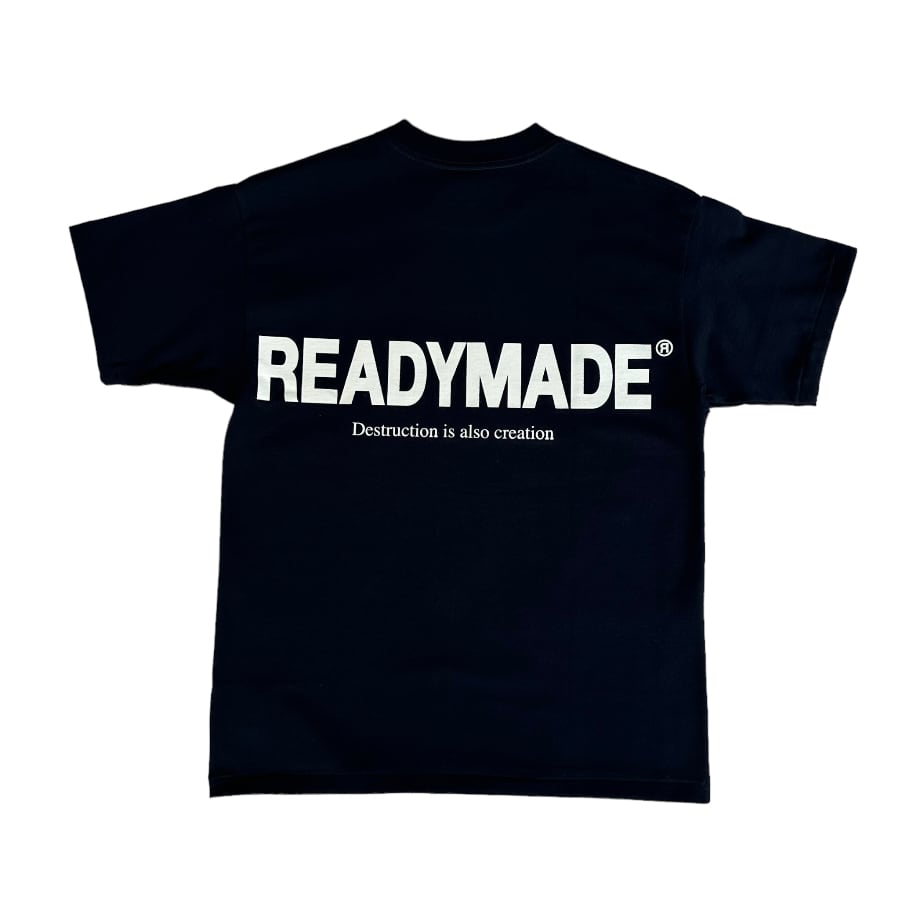 READYMADE SHORT SLEEVE SMILE T-SHIRT - BLACK