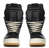 RICK OWENS CONCORDIANS GEOBASKET CREEP HIGH - BLACK/MILK
