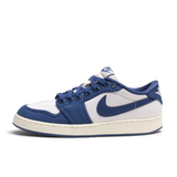 AIR JORDAN 1 KO LOW - WHITE/DARK ROYAL BLUE-SAIL