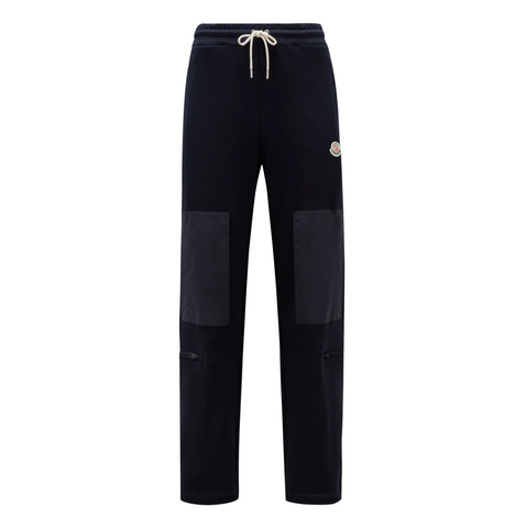 MONCLER x BBC FLEECE SWEATPANTS - NAVY BLUE