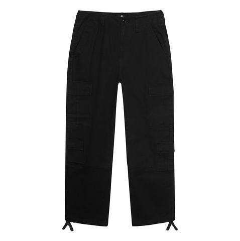 STÜSSY  RIPSTOP SURPLUS CARGO - BLACK