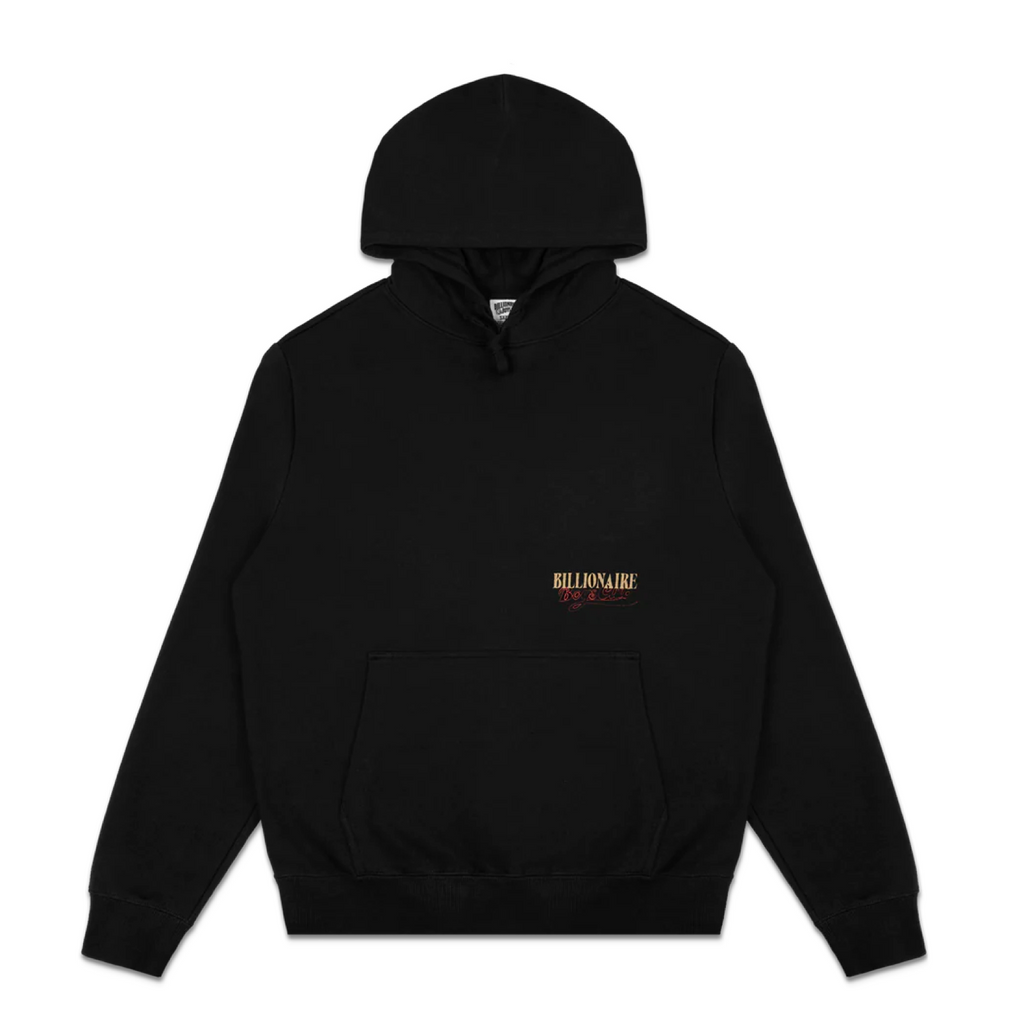 BBC NEW SCIENCE HOODIE (OVERSIZED FIT) - BLACK