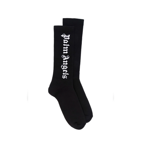 PALM ANGELS CLASSIC LOGO SOCKS - BLACK/WHITE