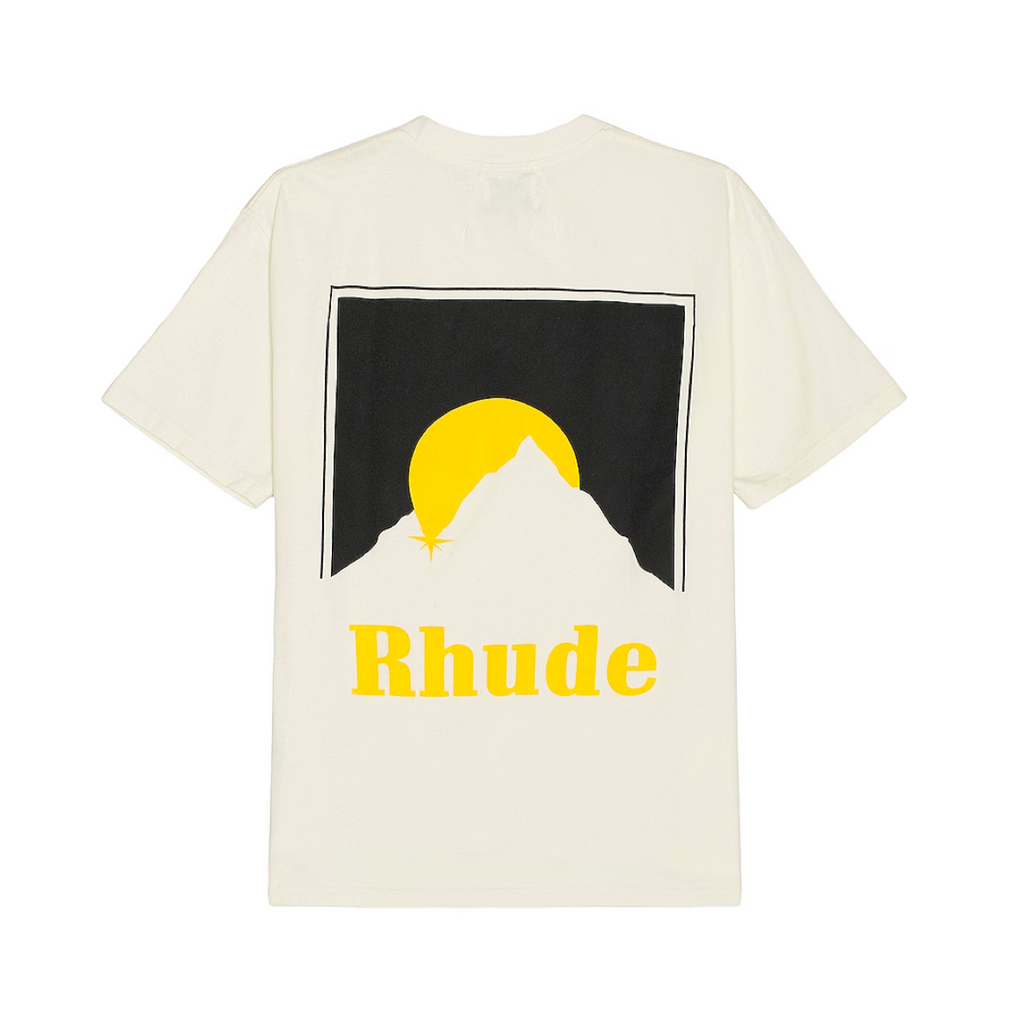 RHUDE MOONLIGHT TEE - VINTAGE WHITE