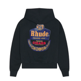 RHUDE GRAND CRU HOODIE - VINTAGE BLACK