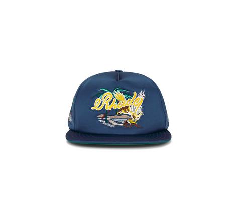 RHUDE PALM EAGLES SOUVENIER HAT - NAVY