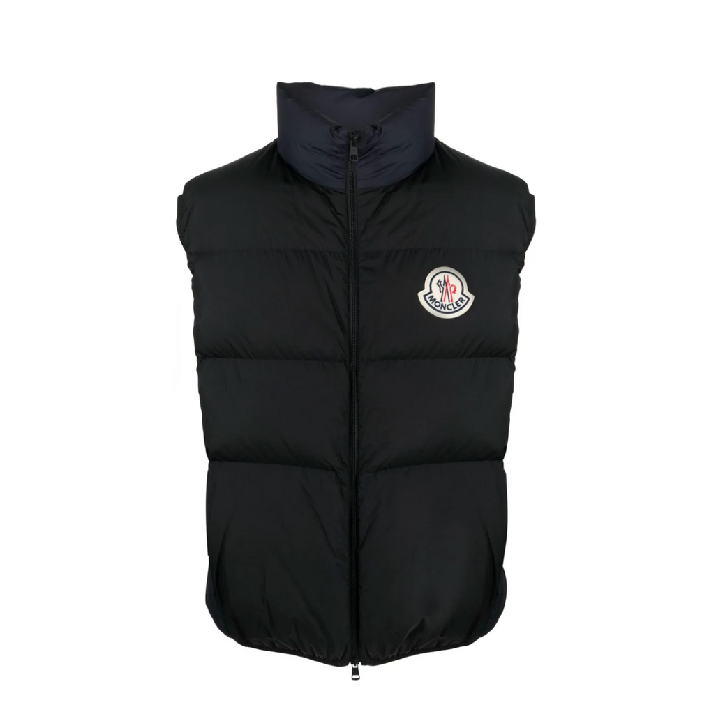 MONCLER ALMAZ DOWN VEST - NAVY/BLACK