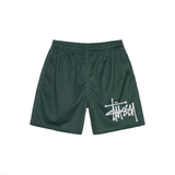 STÜSSY BIG BASIC MESH SHORT - SPRUCE