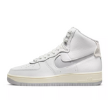 WOMEN'S NIKE AIR FORCE 1  SCULPT - SUMMIT WHITE/SILVER
