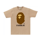 A BATHING APE BY BATHING APE TEE - BEIGE